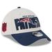 Men's New Era Stone/Navy England Patriots 2023 NFL Draft 39THIRTY Flex Hat