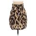 Altar'd State Casual Skirt: Tan Animal Print Bottoms - Women's Size X-Small