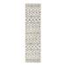 Brown 120 x 31 W in Area Rug - Foundry Select Griego Moroccan Trellis Shag Rug_Gray Polypropylene | 120 H x 31 W in | Wayfair