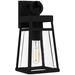 Godfrey 1-Light Matte Black Outdoor Wall Lantern