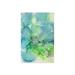 Ivy Bronx Turquoise Crystal Print On Acrylic Glass Plastic/Acrylic in Blue/Green | 24 H x 16 W x 0.25 D in | Wayfair