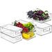 Prep & Savour Connie-Mae 6 Container Food Storage Set Plastic | 4 H x 7 W x 7 D in | Wayfair 81A3B749D18A41AAB38EB91DAC50A35A