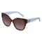 Kate Spade SAVANNA/G/S Damen-Sonnenbrille Vollrand Oval Acetat-Gestell, braun