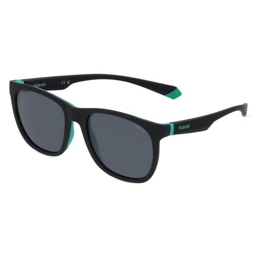 Polaroid PLD 2140/S Herren-Sonnenbrille Vollrand Eckig Acetat-Gestell, schwarz