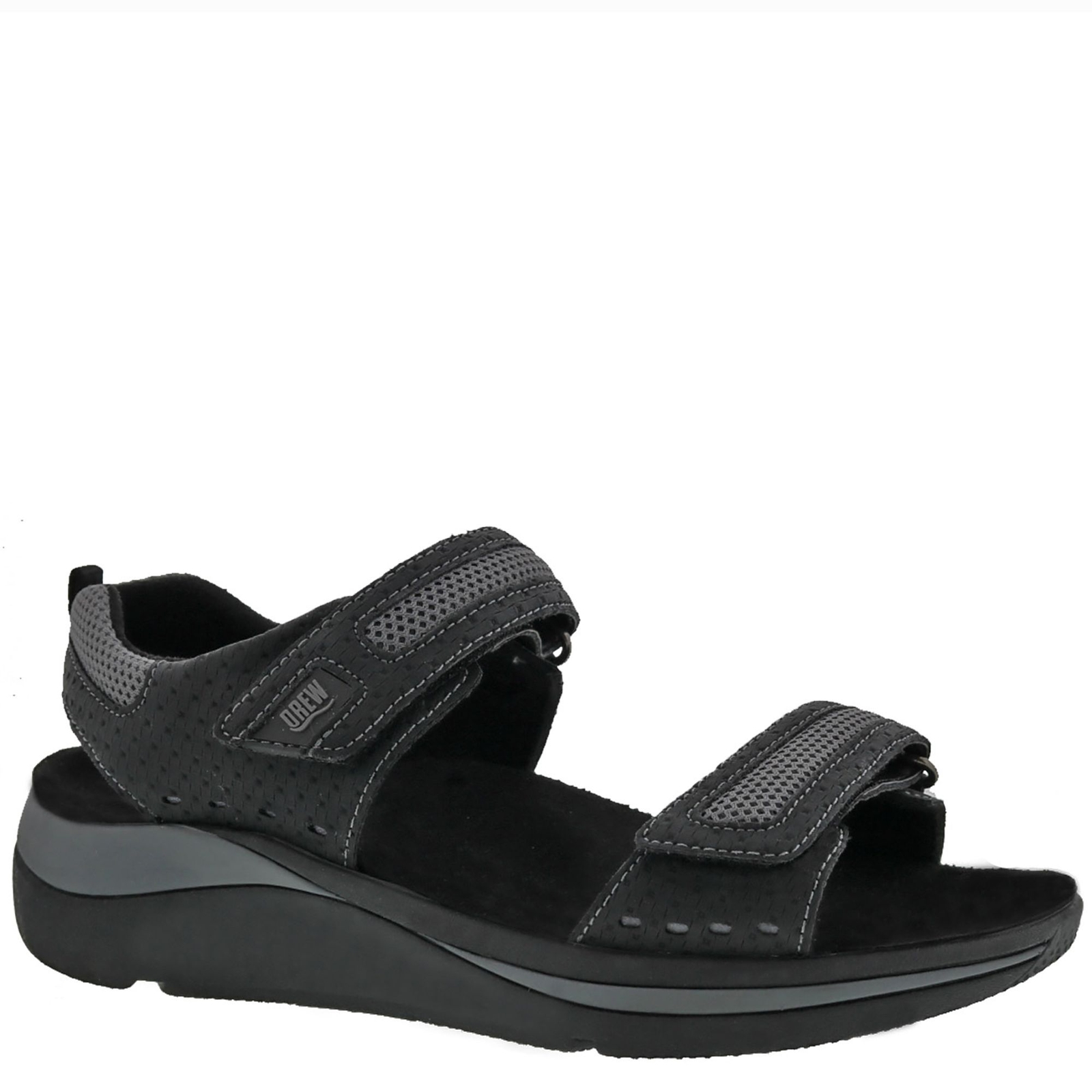 Drew Sophie - Womens 9.5 Black Sandal W2