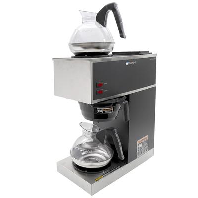 Bunn VPR Medium Volume Decanter Coffee Maker - Pourover, 3 4/5 gal/hr, 120v, 2 Glass Carafes, Black
