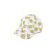 Sterntaler Baby Mädchen Baby Cap Baseball-Cap Blumen - Baby Baseball Cap, Kinder Basecap - aus Jersey Baumwolle mit Print - weiß, 51