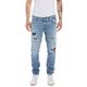 Replay Herren Jeans Mickym Slim-Fit aus Komfort Denim, Blau (Light Blue 010), W28 x L30