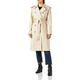 Tommy Hilfiger Damen Mantel 1985 Cotton Blend Trench Trenchcoat, Beige (Light Sandalwood), 36