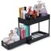 High Quality Double Storage Cabinet Sliding Storage Shelf High Quality Suitable For Kitchen Single Pull-White