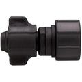 2Pc Orbit 67469 1/2 Black Universal Tubing To Hose Faucet Adapter