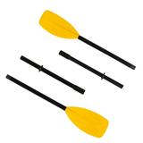 Boat Oars 2 Pieces Kayak Paddles Detachable boat paddle Inflatable Boat PVC Oar Watersports Accessory