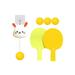 Table Tennis Training Set Tennis Trainer Trainer Parent Child Interaction Toy Exerciser Equipment Hanging Tool for Adult Bunny Three Ball