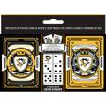 MasterPieces Officially Licensed NHL Pittsburgh Penguins 2-Pack Playing cards & Dice set for Adults