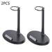 Jxr 2 Pcs 12 inch Dolls Stand Holder Plastic Action Figure Stand 1/6 Scape U Shape Action Figures Base Display Stand for Sideshow Figures Annular Black