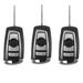 3X 4 Buttons 433MHZ Modified Floding Remote Key Without 7935AA ID44 Chip for - E38 E39 E46 Control Keyless PCF7935AA