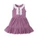 Baby Deals!Dresses for Baby Girls 2023 Baby Girls Dresses Baby Girls Dress Toddler Kids Baby Girls Lace Ribbed Sleeveless Bowtie Princess One-piece Dress