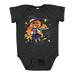 Inktastic Halloween Candy Corn Witch with Pumpkins Boys or Girls Baby Bodysuit