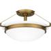 2 Light Semi-Flush Mount in Transitional Style-8.5 inches Tall and 15 inches Wide-Weathered Brass Finish Bailey Street Home 71-Bel-4926257