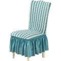 Wozhidaose Chair Cushions Bubble plaid Stretch Dining Chair Covers Slipcovers Thick With Chair Cover Skirt Seat Cushion