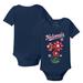 Infant Tiny Turnip Navy Washington Nationals Blooming Baseballs Bodysuit