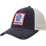 Men's American Needle Navy/Cream Pabst Blue Ribbon Orville Snapback Hat