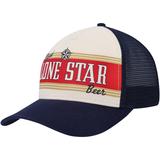 Men's American Needle Cream/Navy Lone Star Beer Sinclair Snapback Hat