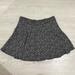 Zara Skirts | Black And White Floral Short Skirt | Color: Black/White | Size: M