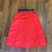 Kate Spade Skirts | Kate Spade Structured A Line Midi Skirt | Color: Orange/Red | Size: 2
