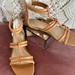 J. Crew Shoes | J Crew Size 7.5 Women’s Sandal | Color: Gold/Tan | Size: 7.5