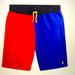 Polo By Ralph Lauren Bottoms | Boy (Sz 6) Polo Ralph Lauren Color Blocked Fleece Shorts | Color: Blue/Red | Size: 6b