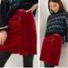 Anthropologie Skirts | Anthropologie New With Tags Montie Velvet Mini Skirt | Color: Pink/Red | Size: Various