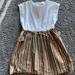Burberry Dresses | Burberry Grils Dress | Color: Tan/White | Size: 8g