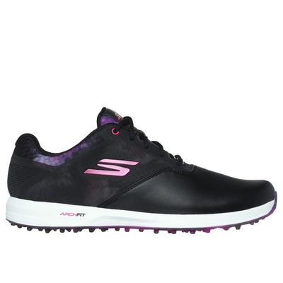 Skechers Women's GO GOLF PRO GF Shoes | Size 11.0 | Black | Synthetic/Textile | Arch Fit