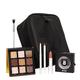 BEAUTY BAY Your Glam Face 6pc Makeup Set - Eyeshadow Palette, Eyeliner, Faux Eyelashes, Lipstick, Lip Liner, Eye Shadow Brush & A Limited-Edition Makeup Bag - Vegan Gifts For Women