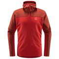 Haglöfs - Roc Flash Mid Hood - Fleece jacket size L, red