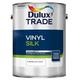 Dulux Trade Vinyl Silk Emulsion Paint Pure Brilliant White - 5L