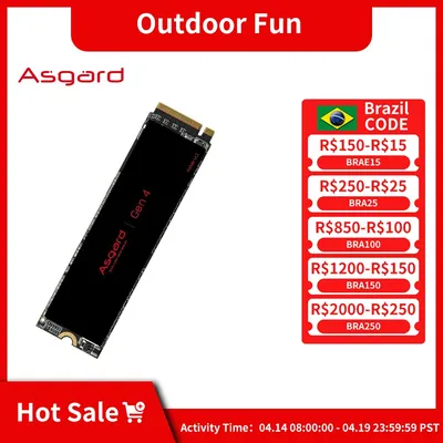 Asgard – disque dur interne SSD NVME M2 de 512 go 4.0 go 1 to 2 to PCIe 512 Lite Cache pour