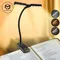 14 LED Clip sur livre lumière 3 couleurs 8 luminosité Usb Rechargeable veilleuse Portable lampe de lecture livre lampe Mini lampe de bureau