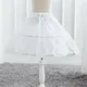 Jupon blanc pour enfants robe de Rhune couche garniture en dentelle crinoline sous-jupe formelle