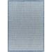 Genet 6'7" x 9' Modern Arctic Stone/Royal Denim/Slate/Dark Gray/Smoke Outdoor Area Rug - Hauteloom