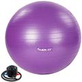 Movit® Gymnastikball - 55 cm, mit Pumpe, Maßband, bis 500 kg, für Training, Büro, Groß, Aufblasbar,