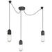 Visual Comfort Signature Collection Thomas O'Brien Junio 8 Inch 3 Light LED Multi Light Pendant - TOB 5645BZ/HAB-CG-3