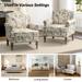 Yahweh Farmhouse Nailhead Armchair with Rolled Arms by HULALA HOME