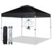Gymax 2-Tier 10' x 10' Pop-up Canopy Tent Instant Gazebo Adjustable
