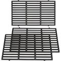 Grisun 18.7 Cooking Grates for Weber Genesis II 400 and Genesis II LX 400 Series Gas Grills Cast Iron Replacement Parts for Weber 66089 66097 Set of 3