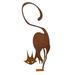 Baocc Gardening Tools Metal Cat Fence Topper Decor Metal Cat Silhouette Metal Fence Art Decor Cat Garden Statues Cat Decorative Garden Stakes for Yard Garden Outdoor Decorations Yard Signs