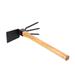 XILONG Hoe and Cultivator Hand Tiller Hoe Garden Tool with Carbon Steel Blade for Soil Loosening Weeding and Digging