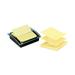 Post-it Pop-up Notes Super Sticky Pop-up Note Dispenser/Value Pack For 4 x 4 Pads Black/Clear Includes (3) Canary Yellow Super Sticky Pop-up Pad