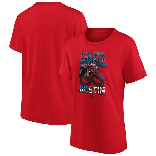 MotoGP™ USA Lets Go Grafik-T-Shirt – Rot – Damen